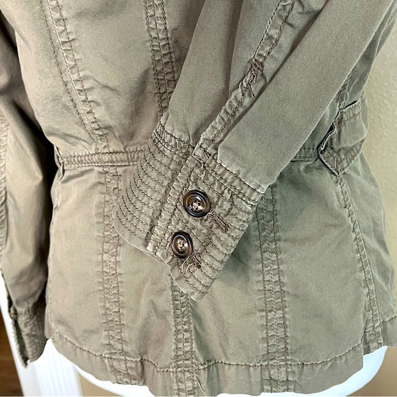 Supplies by Union Bay Cropped Cotton Jacket Detail Stitching & Design Size M - Picture 7 of 8